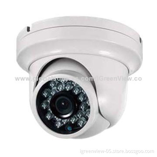 1,200TVL 1/3-inch i-View Technology Sensor IR Dome Camera with 23 Pieces Smart IR LEDs